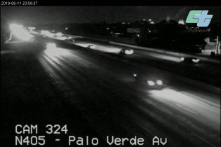 Slika pregleda web-kamere Long Beach - I-405 North At Palo Verde Ave